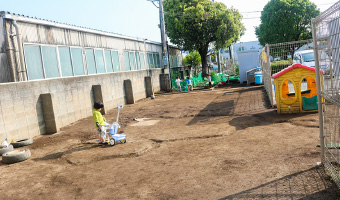 きぼうのこども園 園庭